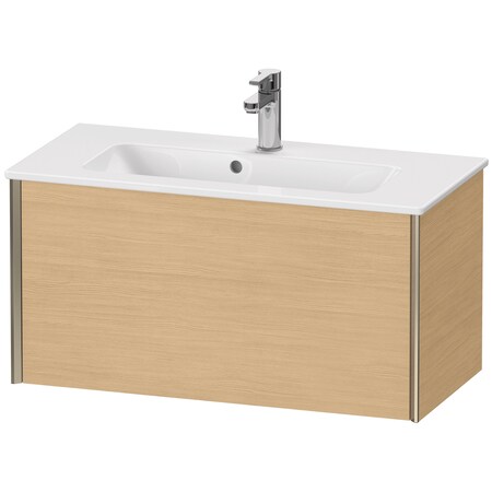 Duravit Xviu One Drawer Wall-Mount Vanity Unit Natural Oak XV40790B130